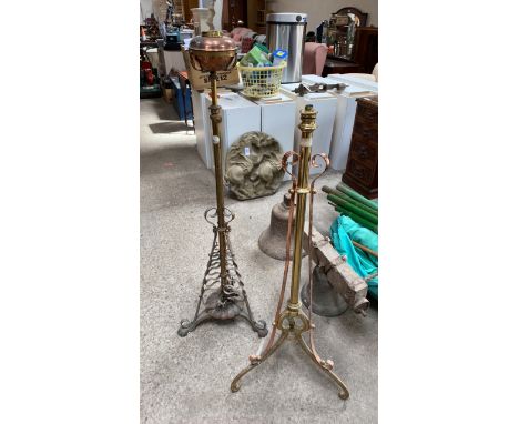  Sale Item:    2 OIL LAMP STANDS (AF)   Vat Status:   No Vat   Buyers Premium:  This lot is subject to a Buyers Premium of 15