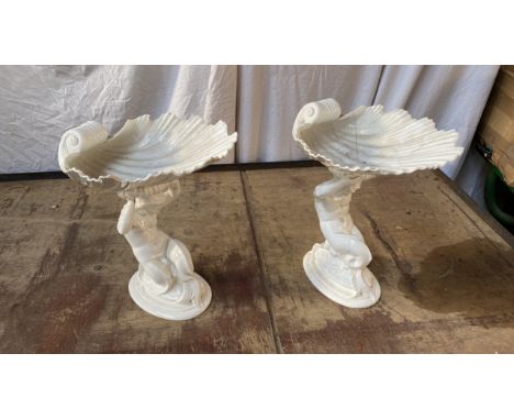  Sale Item:    PAIR MINTON CENTRE PIECES (AF)   Vat Status:   No Vat   Buyers Premium:  This lot is subject to a Buyers Premi