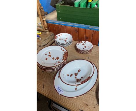  Sale Item:    23 PCE KUTONI CHINA DINNER WARE   Vat Status:   No Vat   Buyers Premium:  This lot is subject to a Buyers Prem