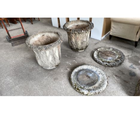  Sale Item:    2 GARDEN PLANTERS (AF)   Vat Status:   No Vat   Buyers Premium:  This lot is subject to a Buyers Premium of 15