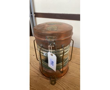  Sale Item:    TRAWLING COPPER BOAT LIGHT   Vat Status:   No Vat   Buyers Premium:  This lot is subject to a Buyers Premium o