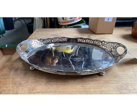  Sale Item:    SILVER PLATED TRAY D.BROS.G   Vat Status:   No Vat   Buyers Premium:  This lot is subject to a Buyers Premium 