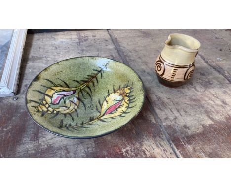  Sale Item:    BOX-NAIRN POTTERY BOWL&amp; SYDNEY TUSTIN JUG (AF)  Vat Status:   No Vat   Buyers Premium:  This lot is subjec