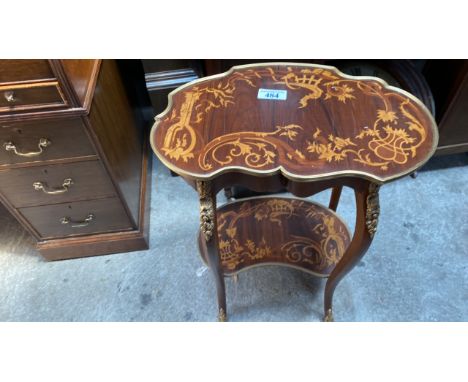  Sale Item:    INLAID BRASS BOUND TABLE (AF)   Vat Status:   No Vat   Buyers Premium:  This lot is subject to a Buyers Premiu