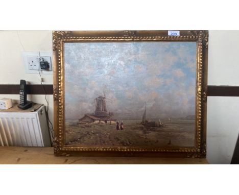  Sale Item:    OIL PAINTING WINDMILL R FORSYTH   Vat Status:   No Vat   Buyers Premium:  This lot is subject to a Buyers Prem