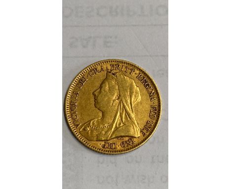  Sale Item:    1893 GOLD HALF SOVEREIGN   Vat Status:   No Vat   Buyers Premium:  This lot is subject to a Buyers Premium of 