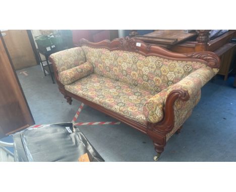  Sale Item:    VICT.MAHOGANY SOFA (AF)   Vat Status:   No Vat   Buyers Premium:  This lot is subject to a Buyers Premium of 1