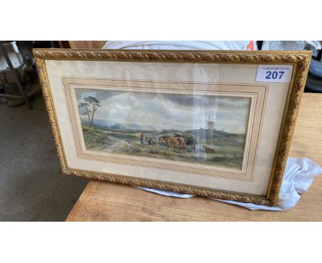  Sale Item:    W C PAINTING GYPSY ENCAMPMENT H EARP SEN.  Vat Status:   No Vat   Buyers Premium:  This lot is subject to a Bu