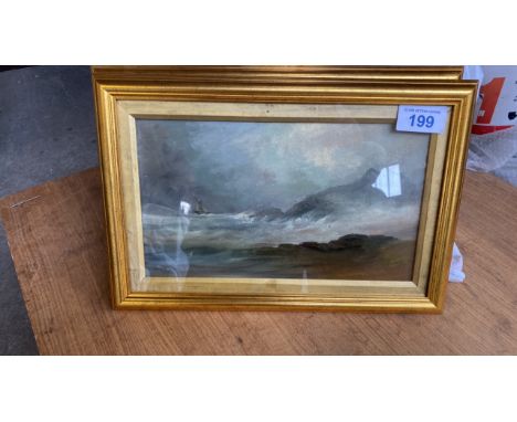  Sale Item:    W C PAINTING- BOAT AT SEA   Vat Status:   No Vat   Buyers Premium:  This lot is subject to a Buyers Premium of