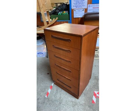  Sale Item:    G PLAN TEAK 6 DRAWER CHEST   Vat Status:   No Vat   Buyers Premium:  This lot is subject to a Buyers Premium o