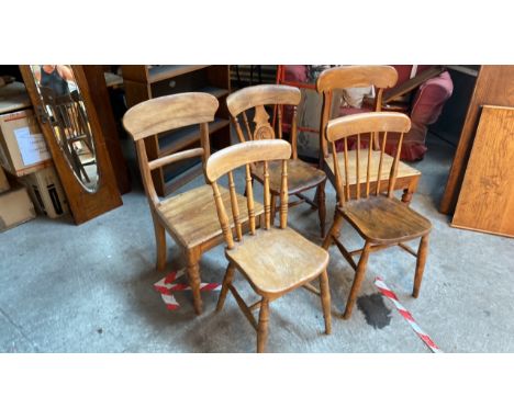  Sale Item:    5 ODD KITCHEN CHAIRS (AF)   Vat Status:   No Vat   Buyers Premium:  This lot is subject to a Buyers Premium of