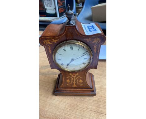  Sale Item:    INLAID MANTLE CLOCK MACKAY BROS DUNDEE (AF)  Vat Status:   No Vat   Buyers Premium:  This lot is subject to a 