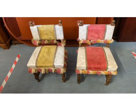 Sale Item:    PAIR LOW CHAIRS (AF)   Vat Status:   No Vat   Buyers Premium:  This lot is subject to a Buyers Premium of 15% 