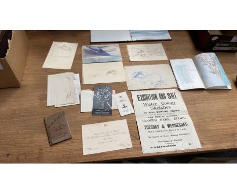  Sale Item:    BOX ASSORTED SKETCH BOOKS &amp; EMPHERA-DOROTHY BROWN ETC (AF)  Vat Status:   No Vat   Buyers Premium:  This l