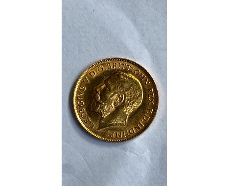  Sale Item:    1918 OR 1913 GOLD HALF SOVEREIGN (SEE PICTURES)  Vat Status:   No Vat   Buyers Premium:  This lot is subject t