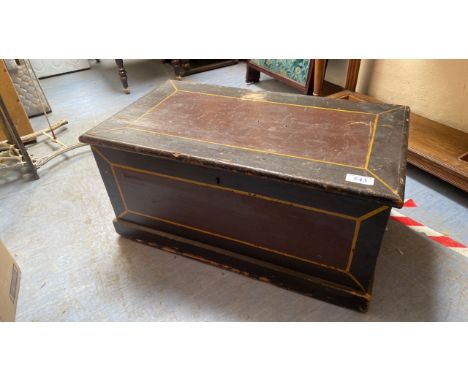  Sale Item:    PAINTED TRUNK (AF)   Vat Status:   No Vat   Buyers Premium:  This lot is subject to a Buyers Premium of 15% + 