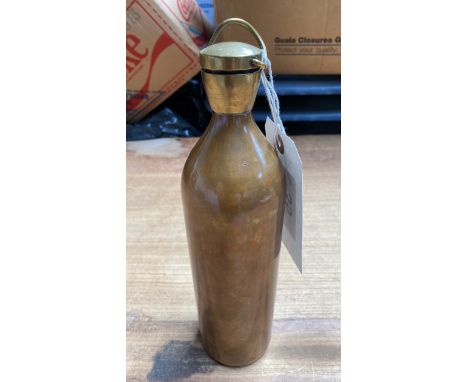  Sale Item:    COPPER THERMOS FLASK   Vat Status:   No Vat   Buyers Premium:  This lot is subject to a Buyers Premium of 15% 