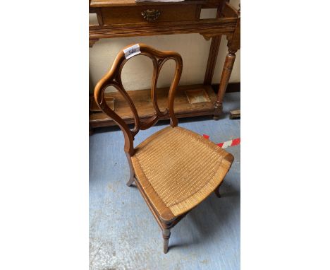  Sale Item:    RATTAN SEAT CHAIR (AF)   Vat Status:   No Vat   Buyers Premium:  This lot is subject to a Buyers Premium of 15
