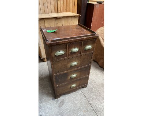  Sale Item:    MAHOGANY SHIPS CHEST DRAWERS(AF)   Vat Status:   No Vat   Buyers Premium:  This lot is subject to a Buyers Pre