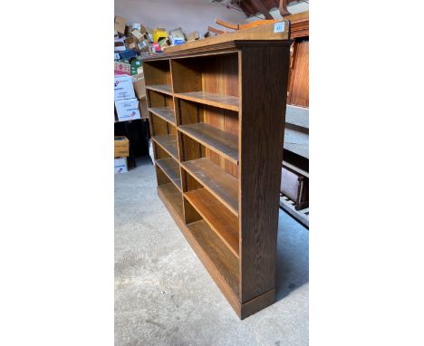  Sale Item:    OAK OPEN BOOKCASE (AF)   Vat Status:   No Vat   Buyers Premium:  This lot is subject to a Buyers Premium of 15