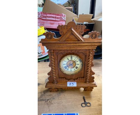  Sale Item:    NEWBY 8 DAY AMERICAN CLOCK (AF)   Vat Status:   No Vat   Buyers Premium:  This lot is subject to a Buyers Prem