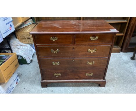  Sale Item:    MAHOGANY 2 OVER 3 CHEST DRAWERS (AF)  Vat Status:   No Vat   Buyers Premium:  This lot is subject to a Buyers 
