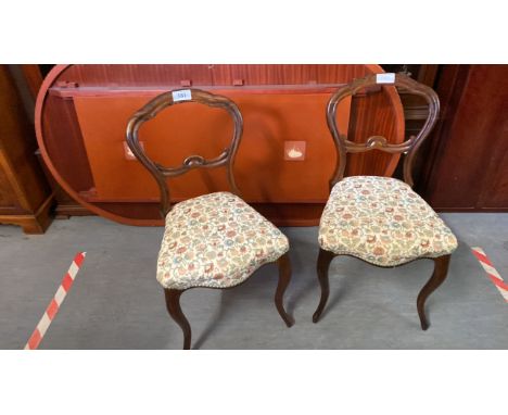  Sale Item:    2 ROSEWOOD HALL CHAIRS   Vat Status:   No Vat   Buyers Premium:  This lot is subject to a Buyers Premium of 15