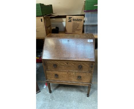  Sale Item:    OAK BUREAU   Vat Status:   No Vat   Buyers Premium:  This lot is subject to a Buyers Premium of 15% + Vat @ 20