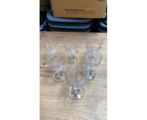  Sale Item:    BOX 6 GLASSES   Vat Status:   No Vat   Buyers Premium:  This lot is subject to a Buyers Premium of 15% + Vat @