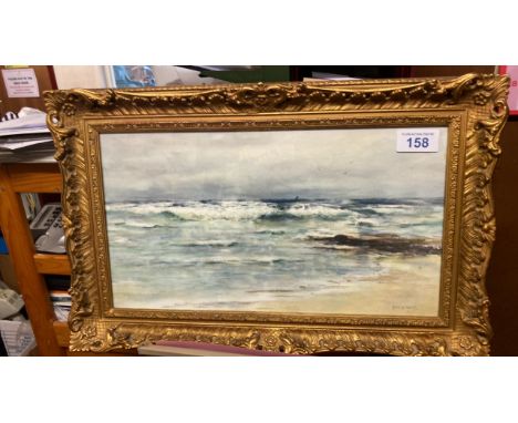  Sale Item:    W C PAINTING DAVID WEST COASTAL SCENE  Vat Status:   No Vat   Buyers Premium:  This lot is subject to a Buyers