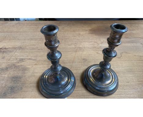  Sale Item:    2 SILVER CANDLESTICKS   Vat Status:   No Vat   Buyers Premium:  This lot is subject to a Buyers Premium of 15%