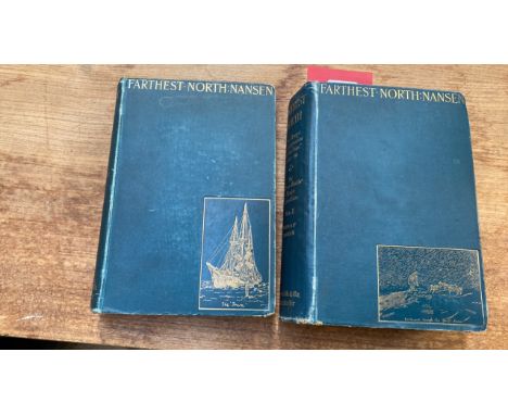  Sale Item:    2 BOOKS-FARTHEST NORTH-NANSON (AF)  Vat Status:   No Vat   Buyers Premium:  This lot is subject to a Buyers Pr