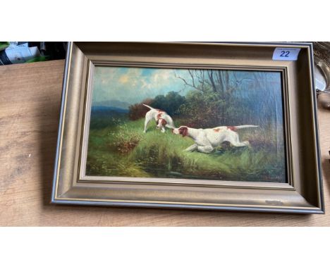  Sale Item:    OIL PAINTING ON THE POINT- SAYS J B RUSSELL ? (AF)  Vat Status:   No Vat   Buyers Premium:  This lot is subjec