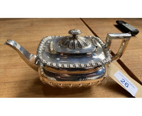  Sale Item:    SILVER TEAPOT   Vat Status:   No Vat   Buyers Premium:  This lot is subject to a Buyers Premium of 15% + Vat @