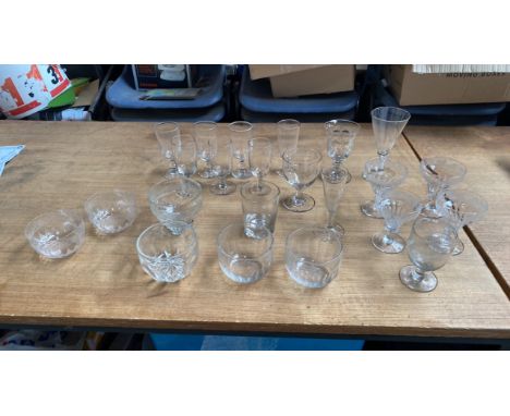  Sale Item:    2 BOXES GLASS RUMMERS &amp; FINGER BOWLS ETC  Vat Status:   No Vat   Buyers Premium:  This lot is subject to a
