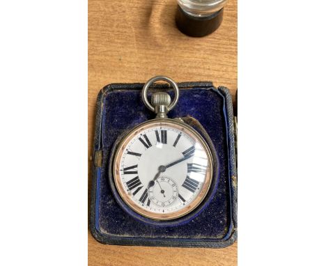  Sale Item:    SILVER PLATED POCKET WATCH   Vat Status:   No Vat   Buyers Premium:  This lot is subject to a Buyers Premium o