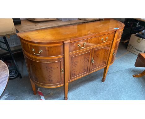  Sale Item:    REPRO YEW WOOD SIDEBOARD   Vat Status:   No Vat   Buyers Premium:  This lot is subject to a Buyers Premium of 