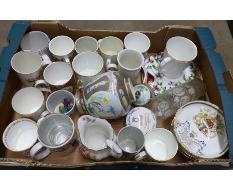 Decorative and commemorative china, Aynsley, Royal Worcester and others **PLEASE NOTE THIS LOT IS NOT ELIGIBLE FOR IN-HOUSE P