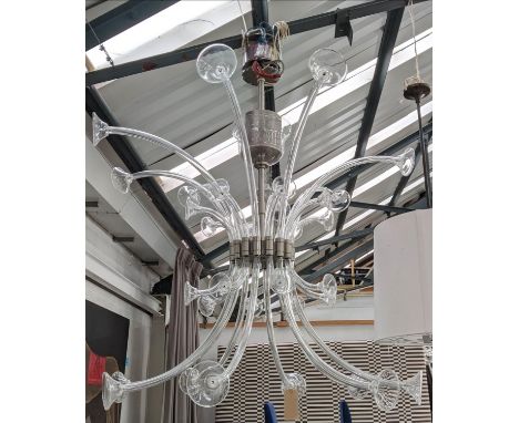 PENTA LIGHTING JEI JEI PENDANT LAMP BY NICOLA GALLIZIA, 160cm drop approx, made by commission only. 