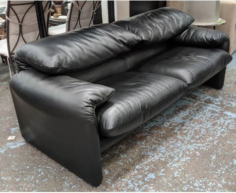 CASSINA MARALUNGA SOFA BY VICO MAGISTRETTI, 185cm. 
