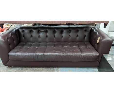 LINLEY YOXFORD SOFA BY DAVID LINLEY, 230cm W. 