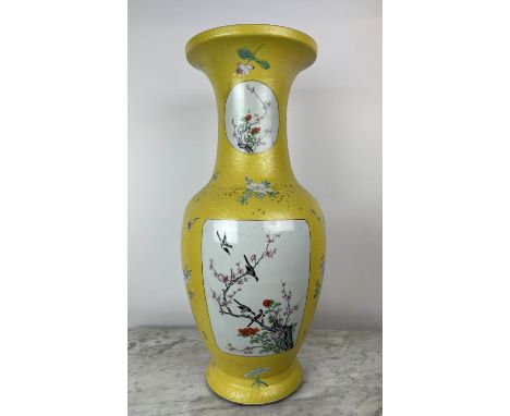 CHINESE VASE, of substantial size, ceramic possibly Qing Dynasty, 86cm H. 