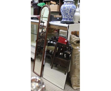 Two arch top mirrors