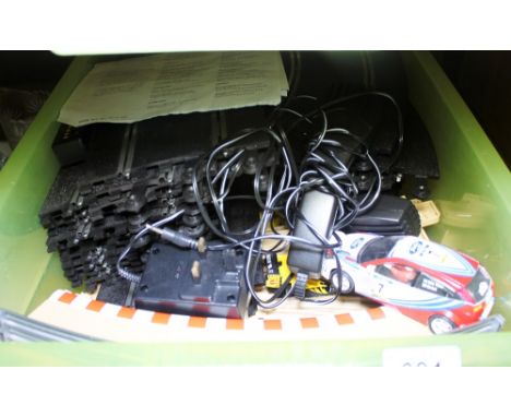 Scalextric set with many accessories