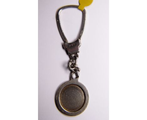 Sterling silver solid key fob