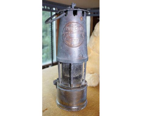 The Protector five bar miners lamp with original glass