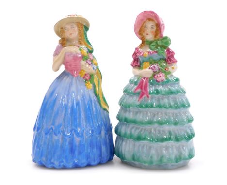 Two Goss porcelain figures, modelled as Bridesmaid, no. 769525, and Annette.