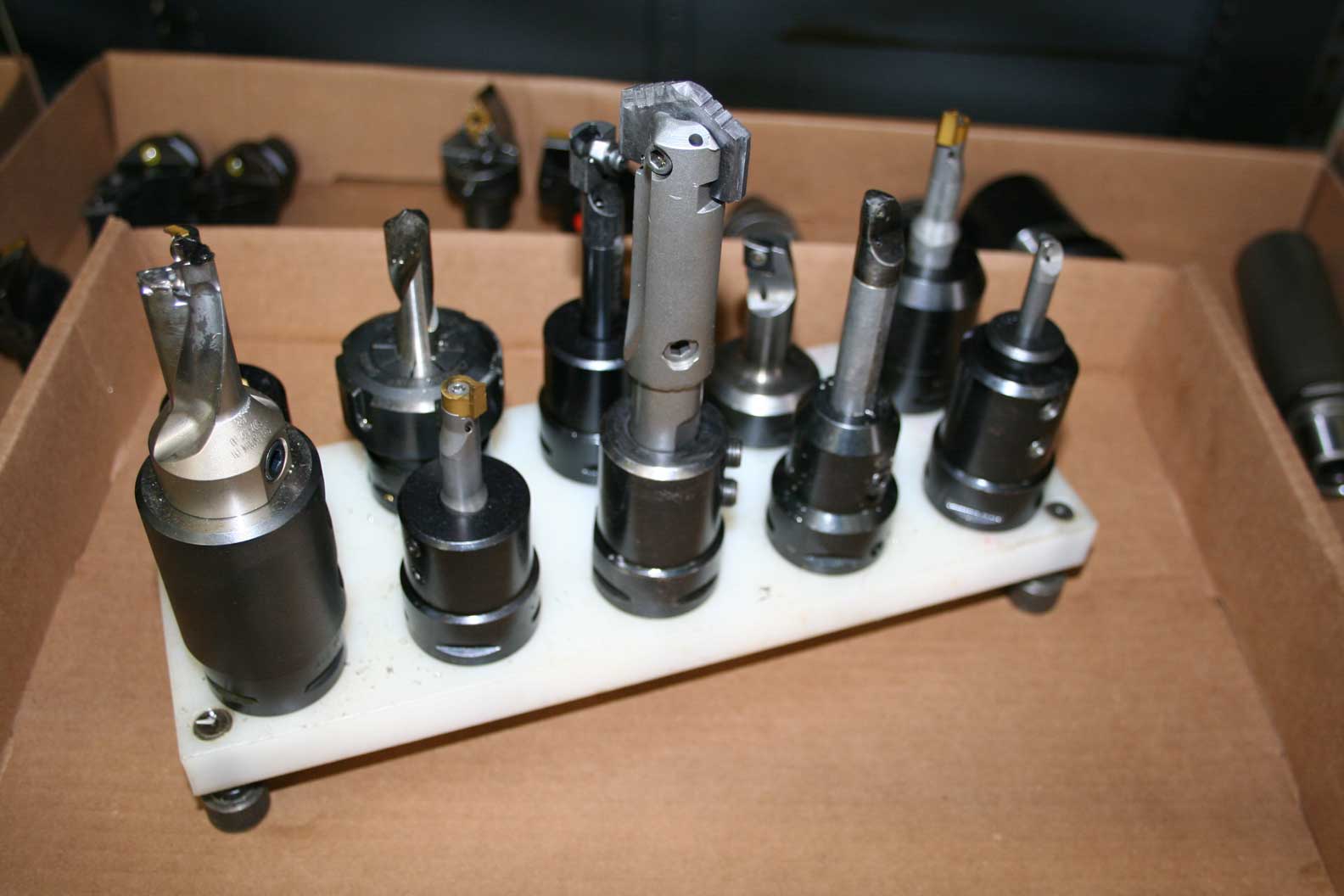 (10) Assorted Capto C4 Tool Holders w/ tooling