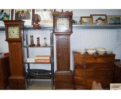 A Victorian longcase clock