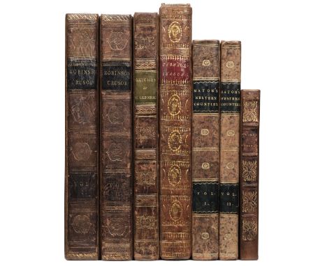 Defoe (Daniel). The Life and Adventures of Robinson Crusoe, 2 volumes, London: John Stockdale, 1804, engraved frontispieces a